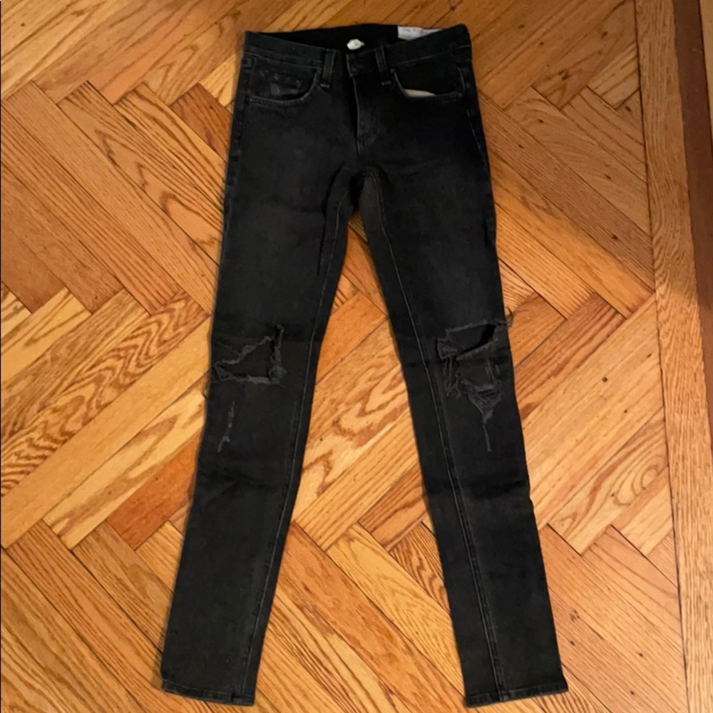 Black skinny rag and bone jeans